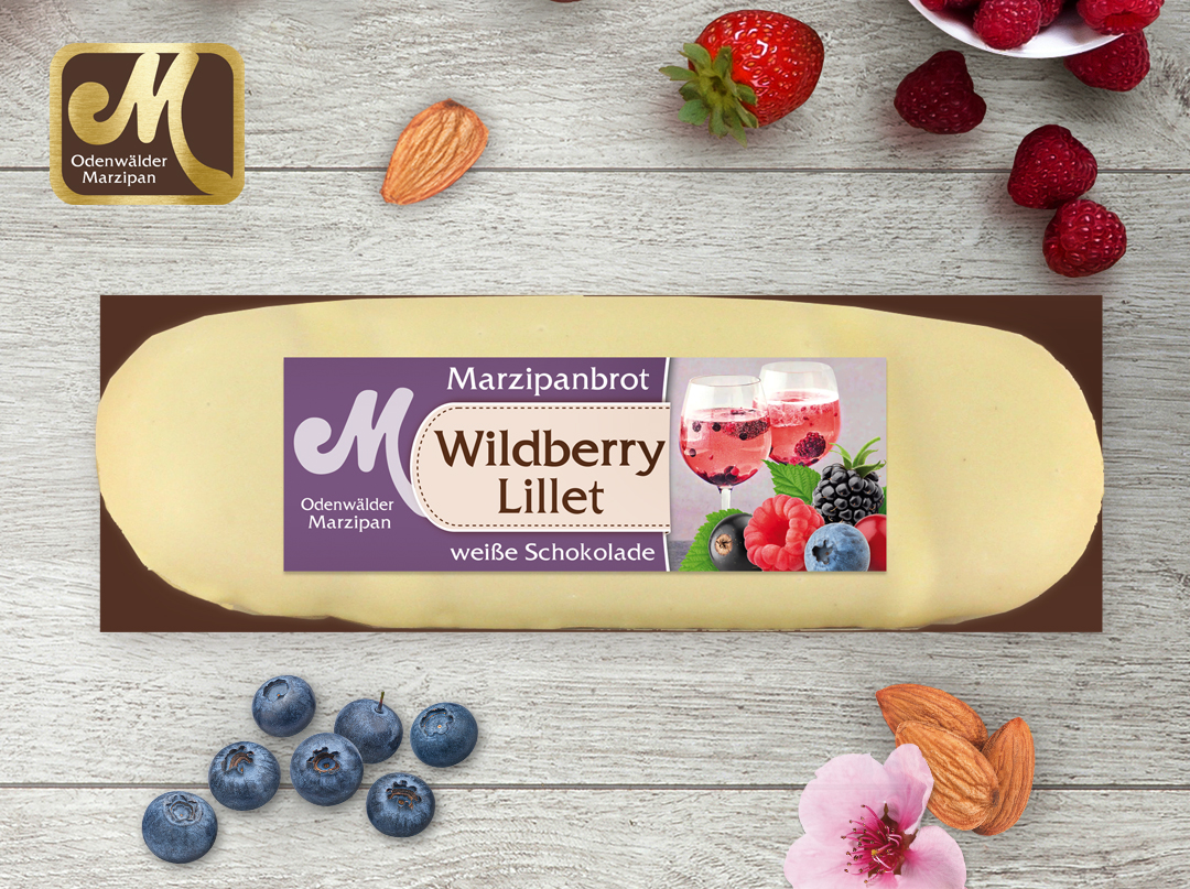 Wildberry-Lillet Marzipanbrot