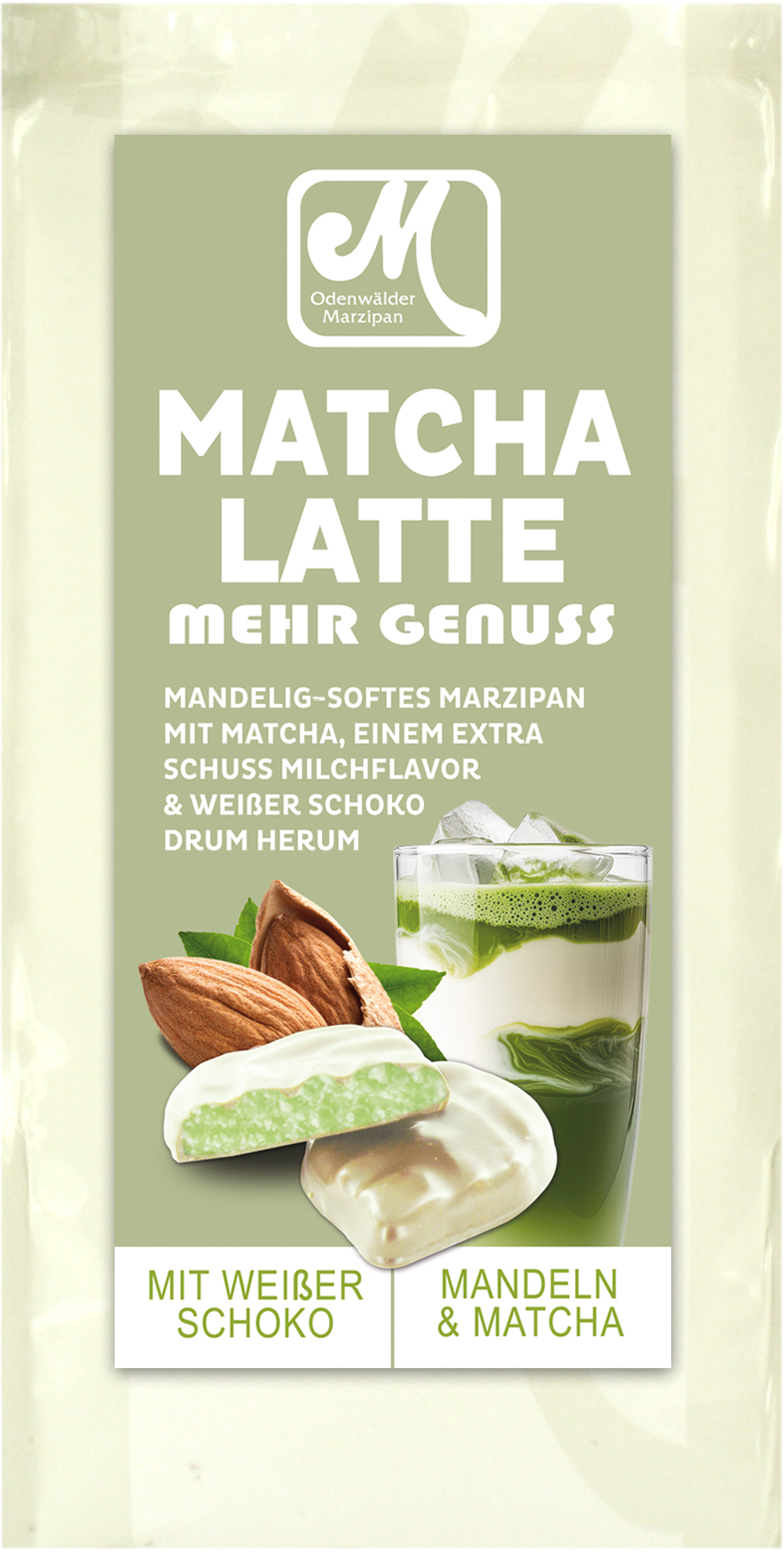 Matcha-Latte Blätter