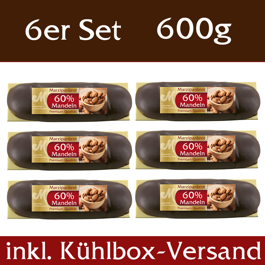 Brot 60% Mandeln 6er Set - Kühlbox Versand