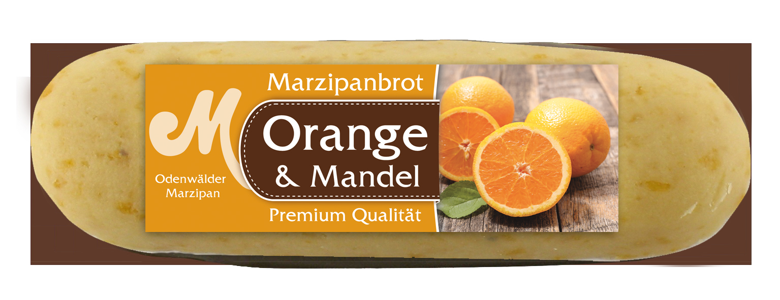 Orangen Marzipanbrot