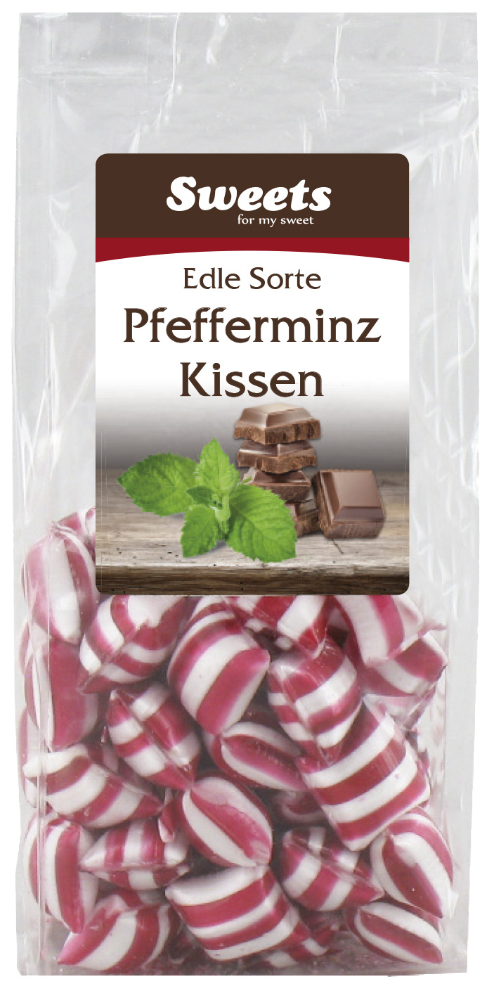 Pfefferminzkissen mit Schokocremefüllung