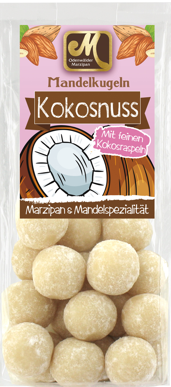 Mandel-Kugeln Kokosnuss