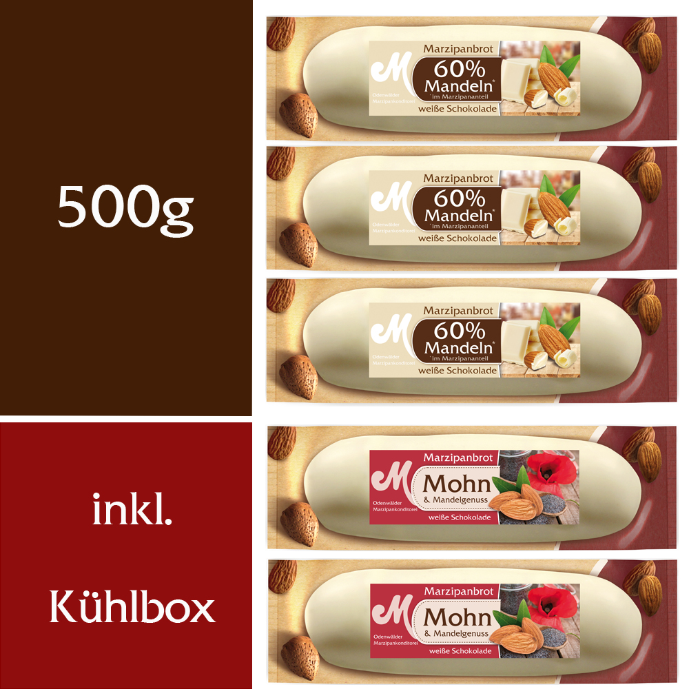 60% und Mohnbrot inkl. Kühlbox