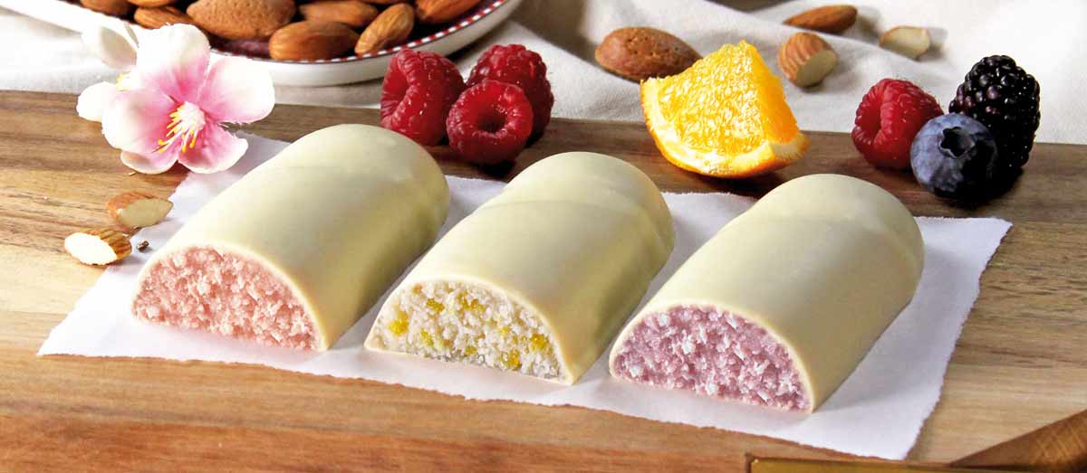Set Weiße Marzipanbrote 500g - Kühlbox Versand